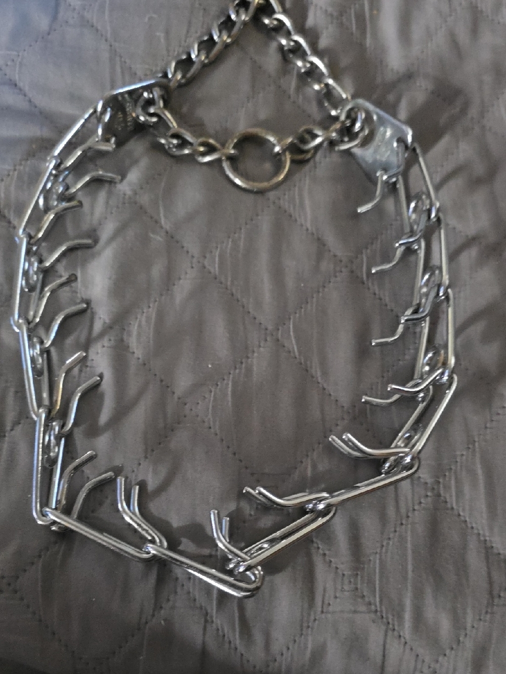 Herm Sprenger Heavy Link Prong Choker Necklace